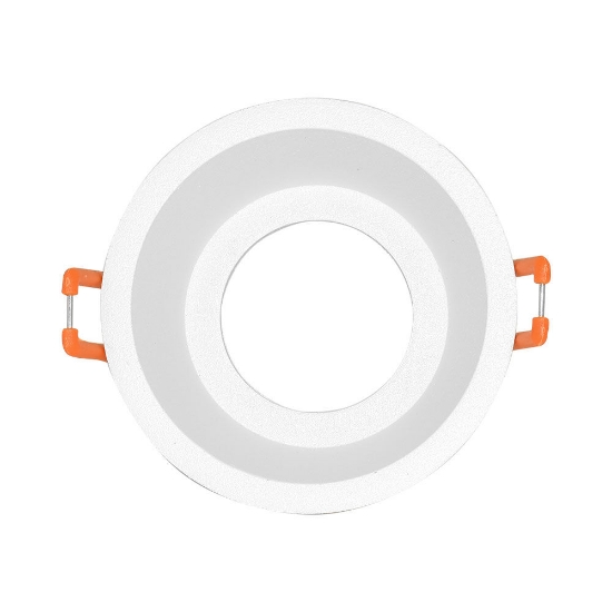 Imagine Carcasă albă rotundă pentru GU10 Tetra-CF