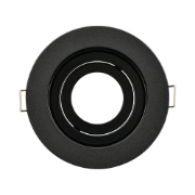 Imagine Carcasă neagră rotundă pentru GU10/GU5.3 Beta-RR1