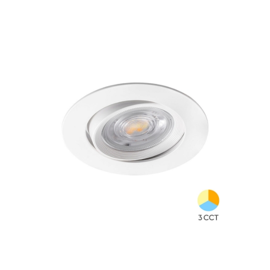 Imagine Spot LED 7W 3000K/4000K/6000K 230V IP20 Alb Rotabil BR-BD02-00780