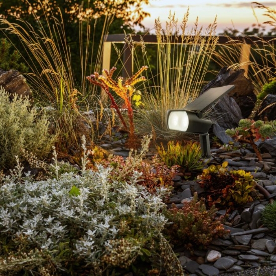 Imagine Proiector solar pe țăruș 2W 200lm 4000K IP65