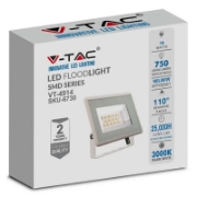 Imagine Reflector LED SMD 10W 4000K IP65 Alb, cip Samsung