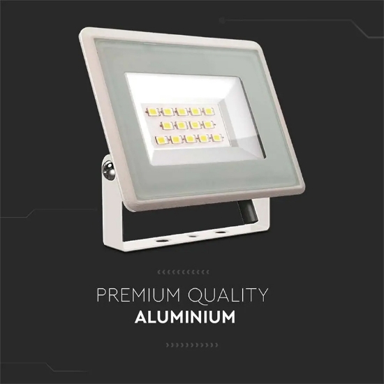 Imagine Reflector LED SMD 10W 4000K IP65 Alb, cip Samsung