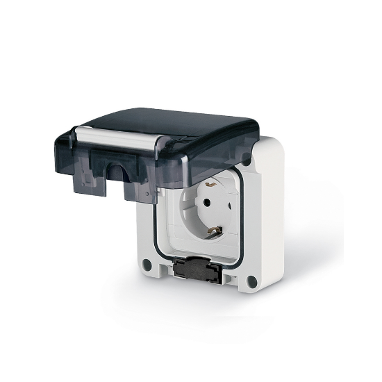 Imagine Priză Schuko încastrată IP66 cu protecție SCAME 137.4407