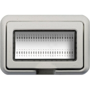 Imagine Rama ornament cu suport inclus IP55 modular 4M alb Bticino Living Light 24604N