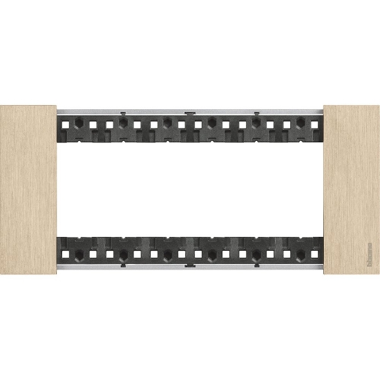 Imagine Rama ornament Bticino Living Now 6M Auriu KA4806ZW