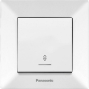 Imagine Comutator cap scară cu LED Arkedia Panasonic ST alb