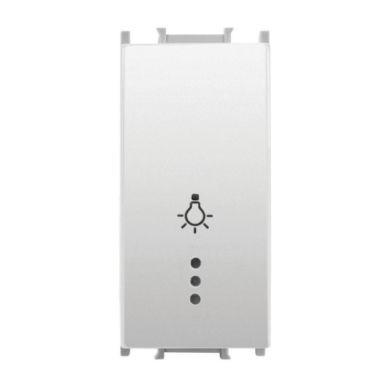 Imagine Intrerupator modular cap scara cu revenire cu LED Panasonic, alb, 1M, Thea Optima