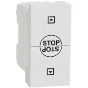 Imagine Întrerupător jaluzele 10A 1M alb NU310818SC