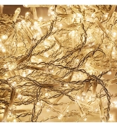 Imagine Perdea 330 LED-URI IP44 Alb Cablu 5M REBEL 