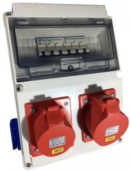 Imagine Tablou organizare șantier IP44 echipat T2x16+M2x16