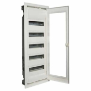 Imagine Tablou metalic PT 120 module (5x24) usa sticla IP30 Eaton alb BF-OT-5/120-C