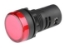 Imagine Lampă de semnalizare LED roșie 220V Ø22mm