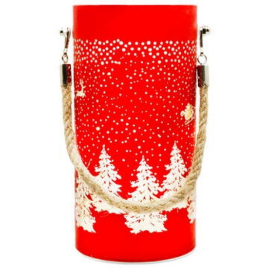 Imagine Lampa LED model Craciun - Rosu/Auriu