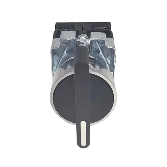 Imagine Întrerupător rotativ cu reținere 1-0-2, mâner scurt, negru