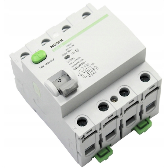 Imagine Siguranță diferențială NOARK 63A 4P 30mA 6kA AC 4MW EX9LN 108333