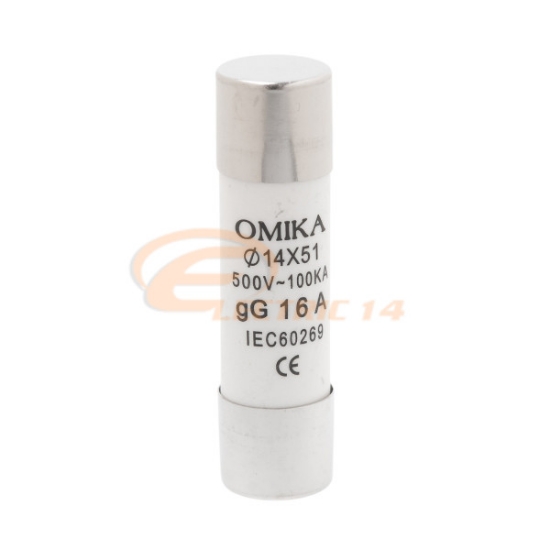 Imagine Siguranță cilindrică industrială 14x51mm 16A 88-116 02-119
