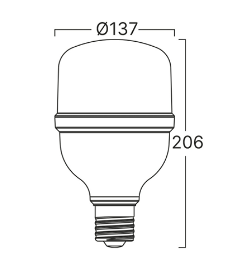 Imagine Bec LED 50W T140 6500K 5500LM E27