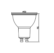 Imagine Bec LED 5W MR16 GU10 SMD 3000K Braytron