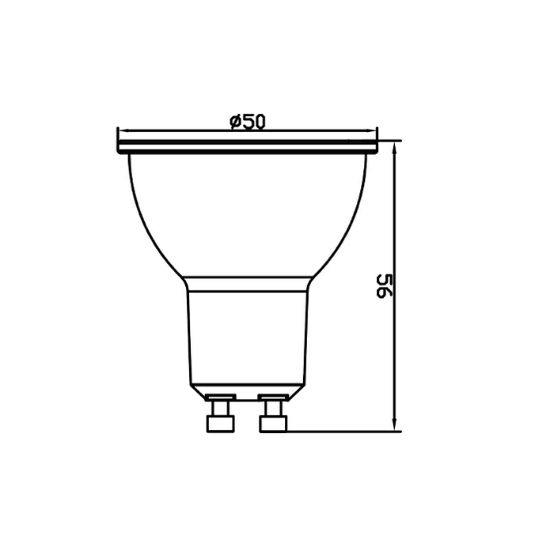 Imagine Bec LED 5W MR16 GU10 SMD 3000K Braytron