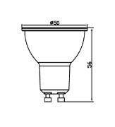 Imagine Bec LED 5W MR16 SMD PLS 350LM 6500K GU10