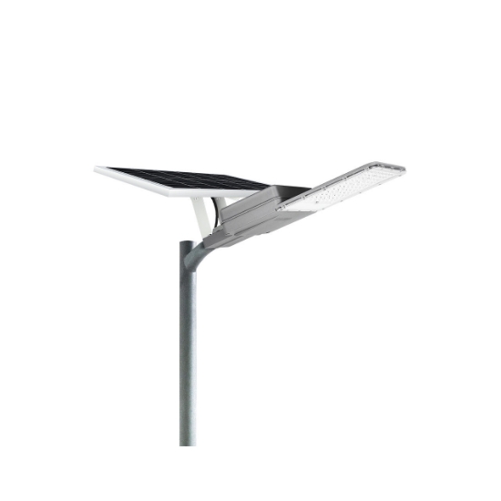 Imagine Lampă Stradală cu LED ST02 Solar cu Senzor și Telecomandă, Dimabilă BR-BT43-29432