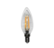 Imagine Bec LED COG Lumanare Clar E14 4W 230V Lumina Calda