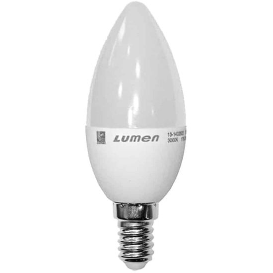 Imagine Bec LED lumanare mat E14 6W lumina rece