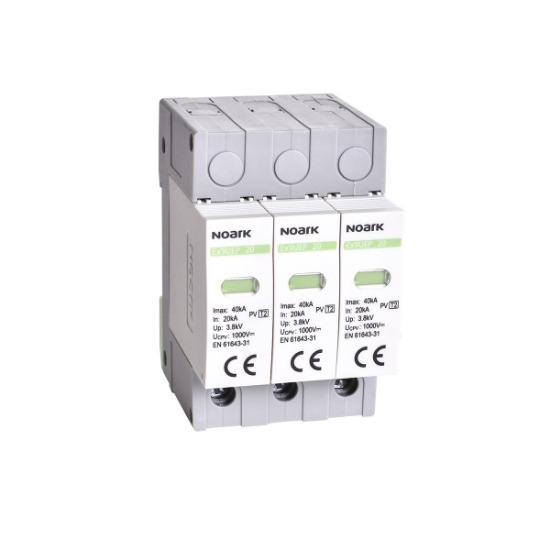 Imagine Descărcător 20 3P 1000 V DC (N) Clasa 2 3M NOARK 112906