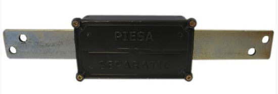 Imagine Cutie cu eclisă de separație pentru împământare