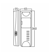 Imagine Lampă de urgență pentru perete 60LED 4W BM60 BR-BC01-00330