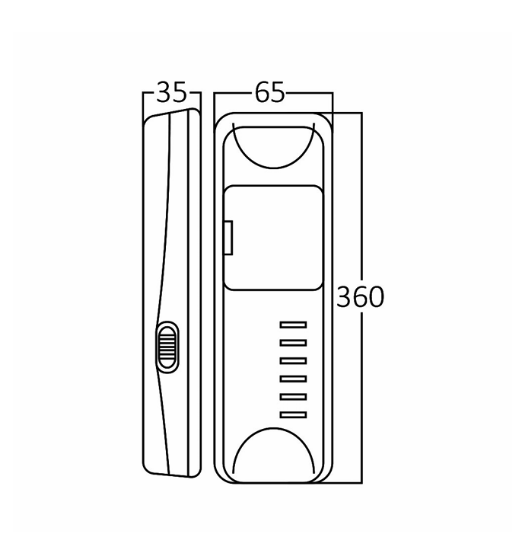 Imagine Lampă de urgență pentru perete 60LED 4W BM60 BR-BC01-00330