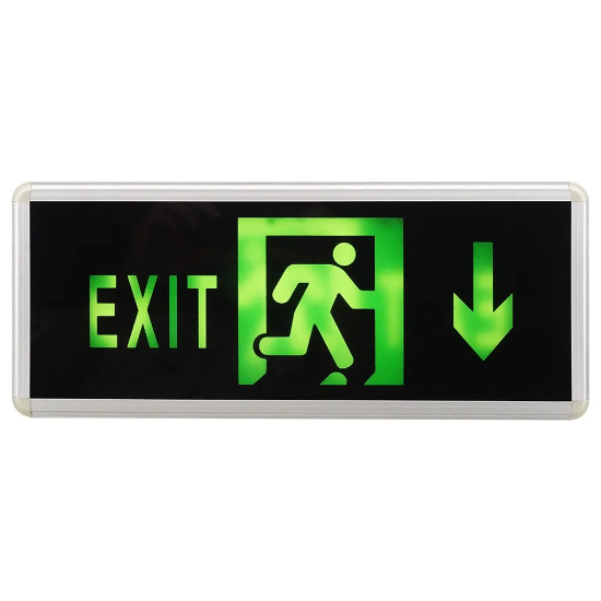 Imagine Lampă Emergentă Exit Săgeată Jos