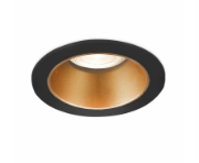 Imagine Carcasă negru/auriu rotundă pentru GU10 Beta-RR