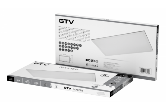 Imagine Panou LED MASTER 24W 2400lm 4000K IP54 60x30cm Alb