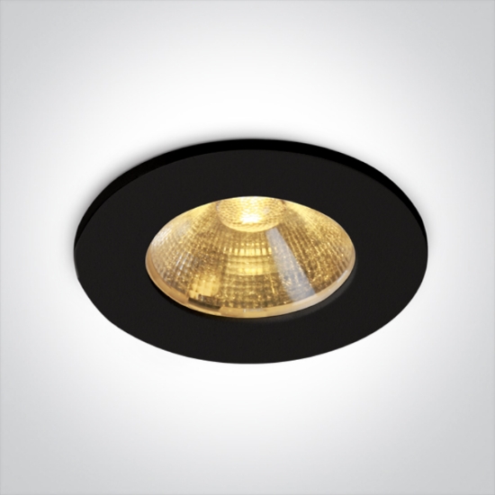 Imagine Spot negru cu LED 3W 230V IP20 lumină albă caldă 3-96350001