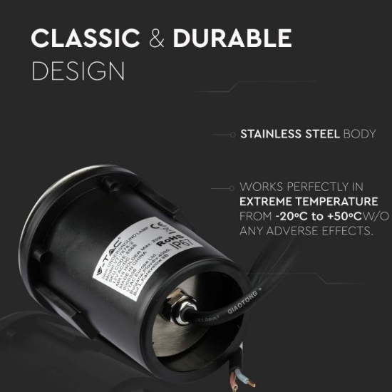 Imagine Spot exterior rotund VTAC VT-7678-2 MR16 INOX ROTUND IP67 8568