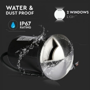 Imagine Spot exterior rotund VTAC VT-7678-2 MR16 INOX ROTUND IP67