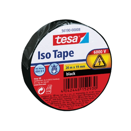 Imagine Bandă izolatoare Tesa 20m x 19mm
