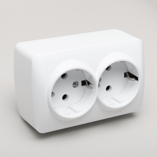 Imagine Priză dublă cu CP PT Alsu