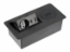 Imagine Priză încorporabilă AVARO PLUS cu USB A+C și încărcător wireless, 1x SCHUKO, cablu 1,5 m, negru