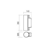 Imagine REDO ILIUS AP LED 15W IP54 DG 3000K