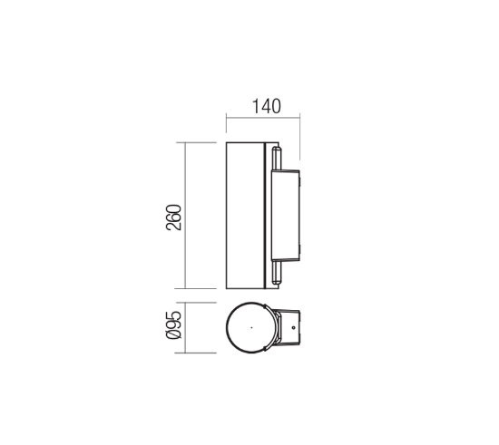 Imagine REDO ILIUS AP LED 15W IP54 DG 3000K