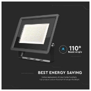 Imagine Proiector LED V-TAC SMD Slim 200W Lumină Rece Negru Seria F