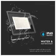 Imagine Proiector LED V-TAC SMD Slim 200W Lumină Rece Negru Seria F 6734
