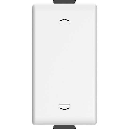 Imagine Întrerupător jaluzele BTicino Matix AM5052N, 1P, 10AX, 250V, cheie dublă 1-0-2, alb AM5052N