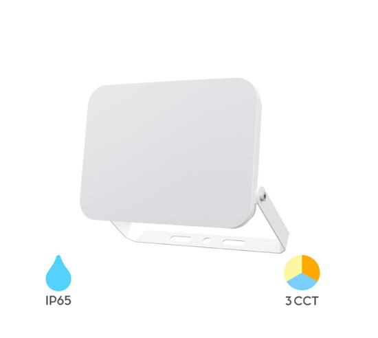 Imagine Proiector LED Slim Braytron 20W 3IN1 IP65 Alb