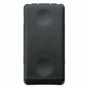 Imagine Întrerupător unidirecțional 1P 250V c.a. - 16AX - Negru - 1 modul - Sistem Negru