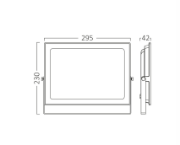 Imagine Proiector LED SF 150W SMD 13000LM 6500K IP65 Negru BR-BT60-39431