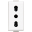 Imagine Priză standard italiană 10/16A modulară 1M albă Matix