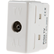 Imagine Priză TV modulară albă Stil Comtec 20228